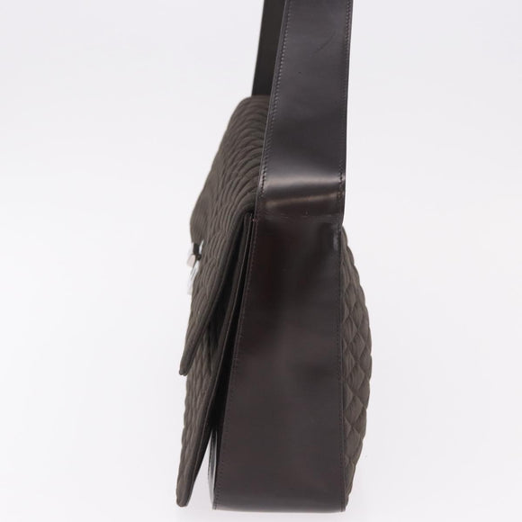 BALLY Shoulder Bag Nylon Brown Auth 74608