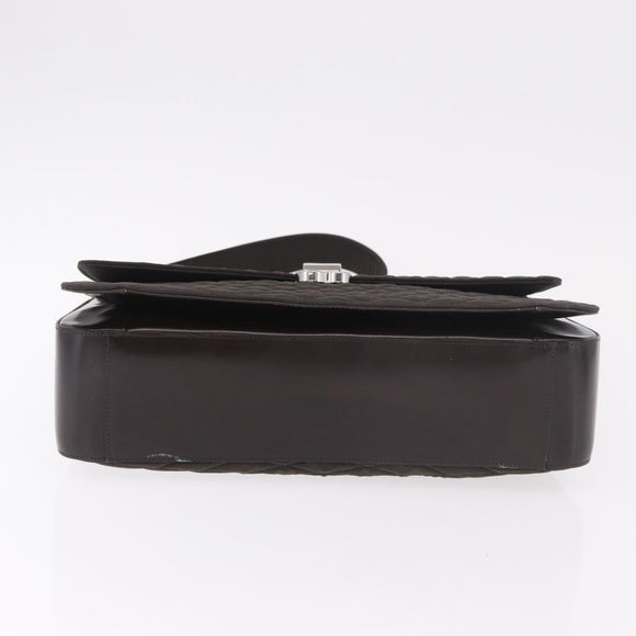 BALLY Shoulder Bag Nylon Brown Auth 74608