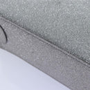 BALENCIAGA Triangle Duffle XS Hand Bag Leather 2way Silver 531048 Auth 74610-12