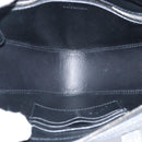 BALENCIAGA Triangle Duffle XS Hand Bag Leather 2way Silver 531048 Auth 74610-15