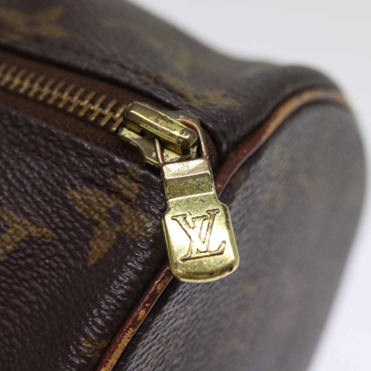 LOUIS VUITTON Monogram Papillon 30 Hand Bag M51385 LV Auth 74623