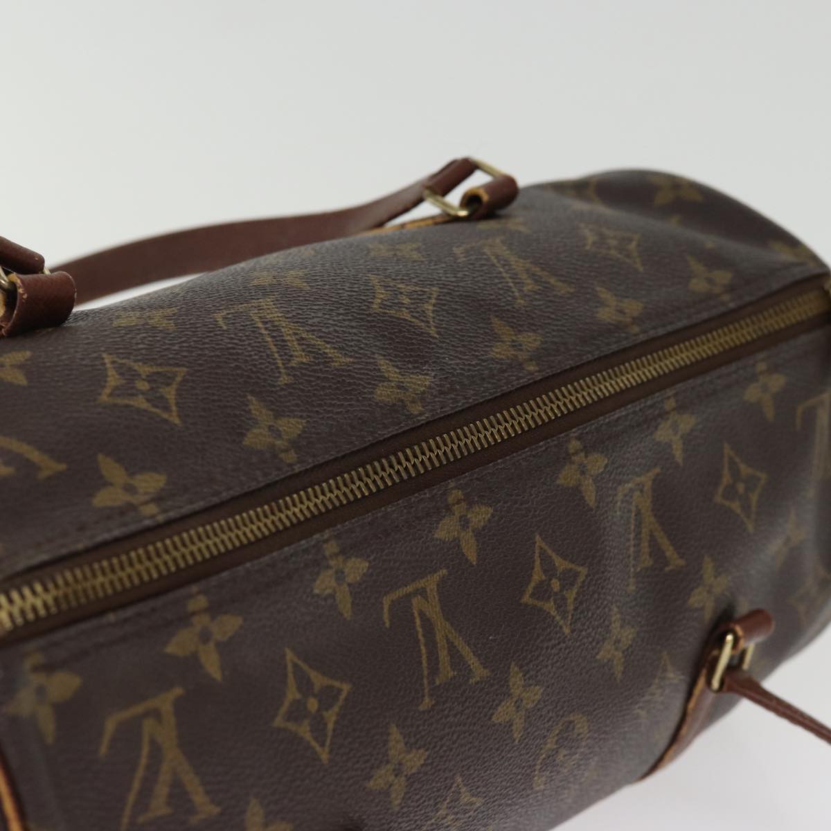 LOUIS VUITTON Monogram Papillon 30 Hand Bag M51385 LV Auth 74623