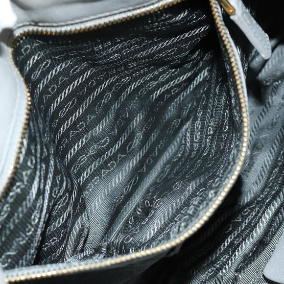 PRADA Hand Bag Nylon 2way Green Auth 74635