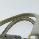 PRADA Hand Bag Nylon 2way Green Auth 74635-8