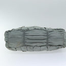 PRADA Hand Bag Nylon 2way Green Auth 74635-5