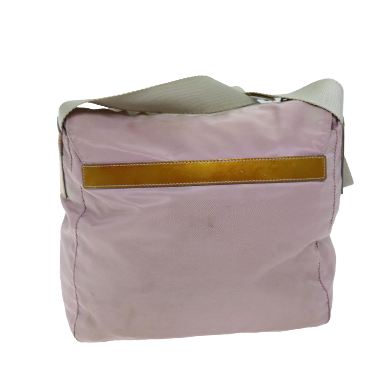 PRADA Shoulder Bag Nylon Pink Auth 74637 - 0