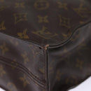LOUIS VUITTON Monogram Sac Plat Hand Bag M51140 LV Auth 74673-17