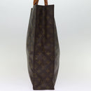 LOUIS VUITTON Monogram Sac Plat Hand Bag M51140 LV Auth 74673-4
