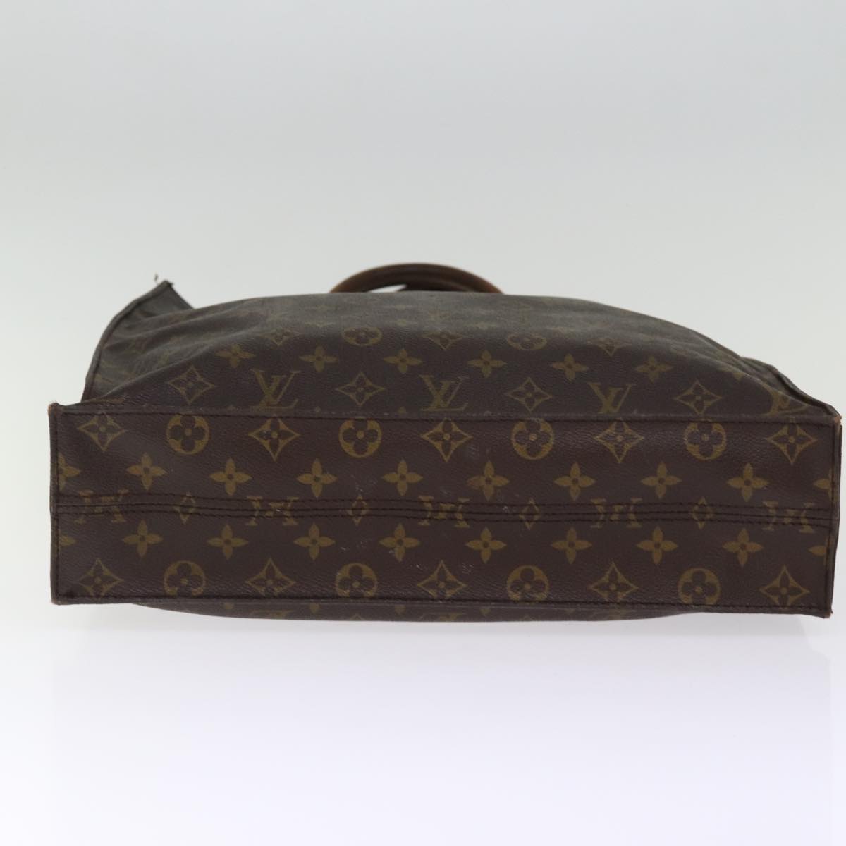 LOUIS VUITTON Monogram Sac Plat Hand Bag M51140 LV Auth 74673