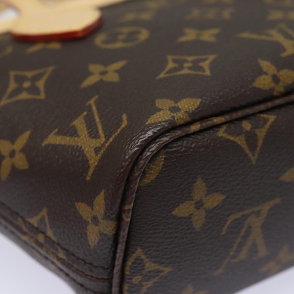 LOUIS VUITTON Monogram Neverfull BB Hand Bag 2way M46705 LV Auth 74681S