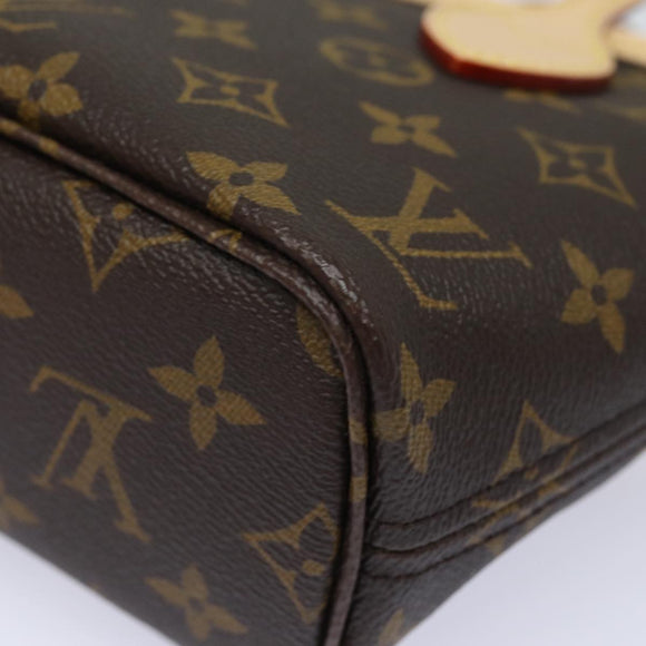 LOUIS VUITTON Monogram Neverfull BB Hand Bag 2way M46705 LV Auth 74681SM