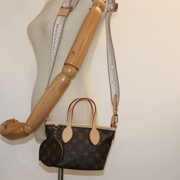 LOUIS VUITTON Monogram Neverfull BB Hand Bag 2way M46705 LV Auth 74681SM