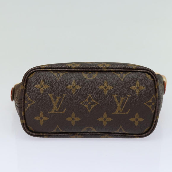 LOUIS VUITTON Monogram Neverfull BB Hand Bag 2way M46705 LV Auth 74681SM