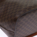 CELINE Macadam Canvas Shoulder Bag PVC Brown Auth 74685-16
