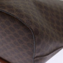 CELINE Macadam Canvas Shoulder Bag PVC Brown Auth 74685-9