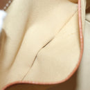 CELINE Macadam Canvas Shoulder Bag PVC Brown Auth 74685-22