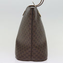 CELINE Macadam Canvas Shoulder Bag PVC Brown Auth 74685-3