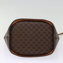 CELINE Macadam Canvas Shoulder Bag PVC Brown Auth 74685-5
