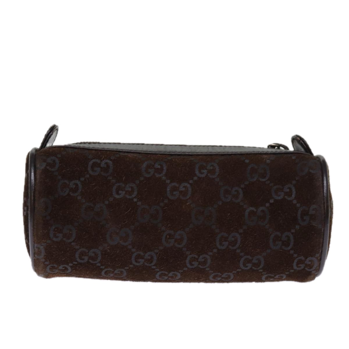 GUCCI GG Canvas Pouch Brown 039 1669 Auth 74687 - 0