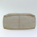 CELINE Hand Bag Leather Beige Auth 74693-5