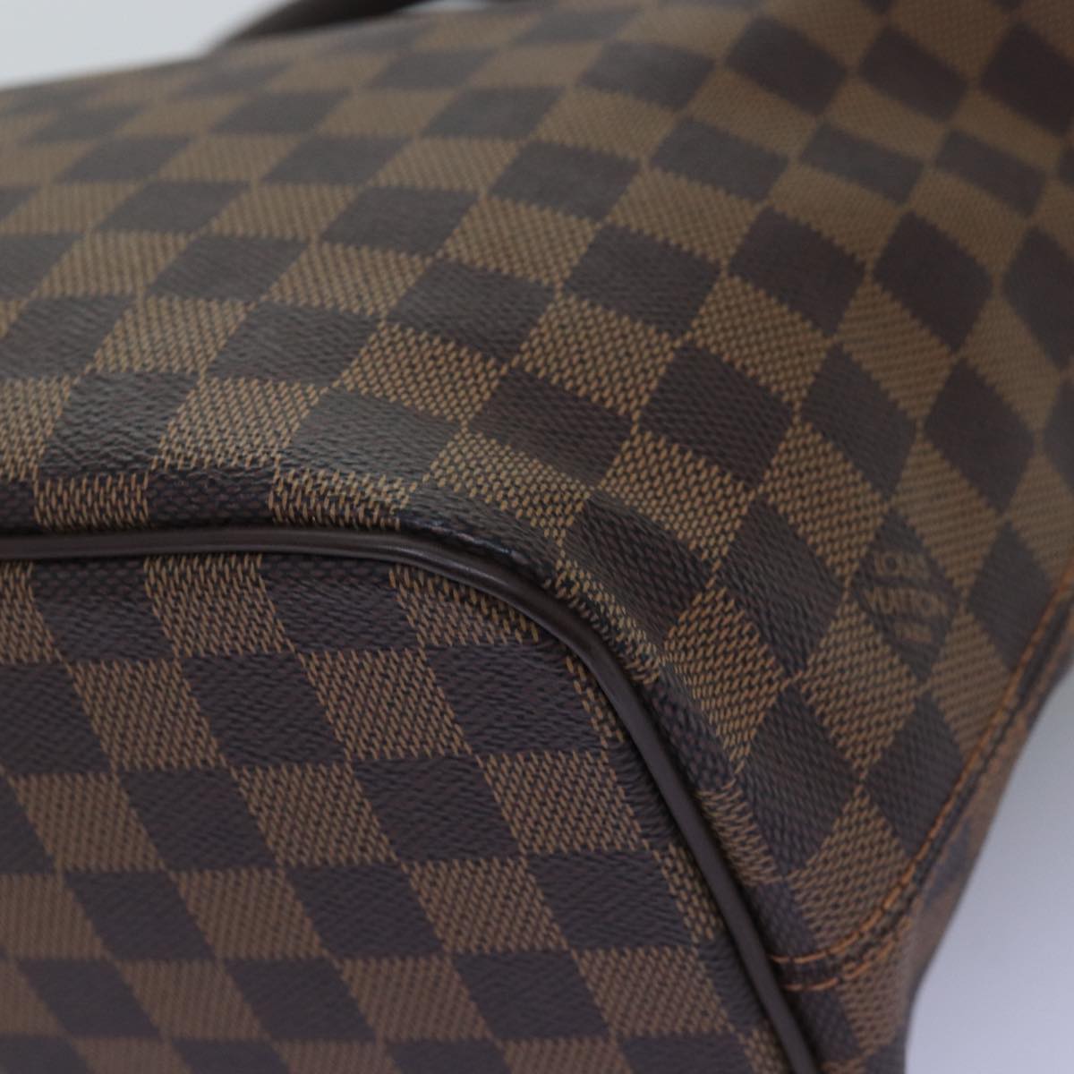 LOUIS VUITTON Damier Ebene Saleya PM Tote Bag N51183 LV Auth 74702SA