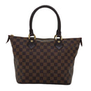 LOUIS VUITTON Damier Ebene Saleya PM Tote Bag N51183 LV Auth 74702SAV-2