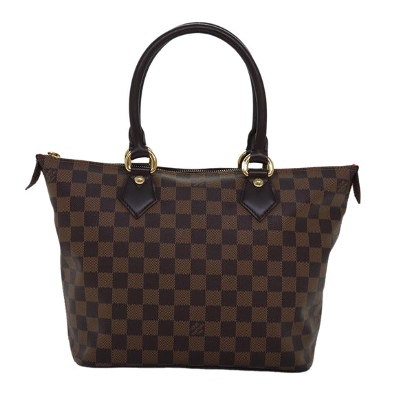 LOUIS VUITTON Damier Ebene Saleya PM Tote Bag N51183 LV Auth 74702SAV