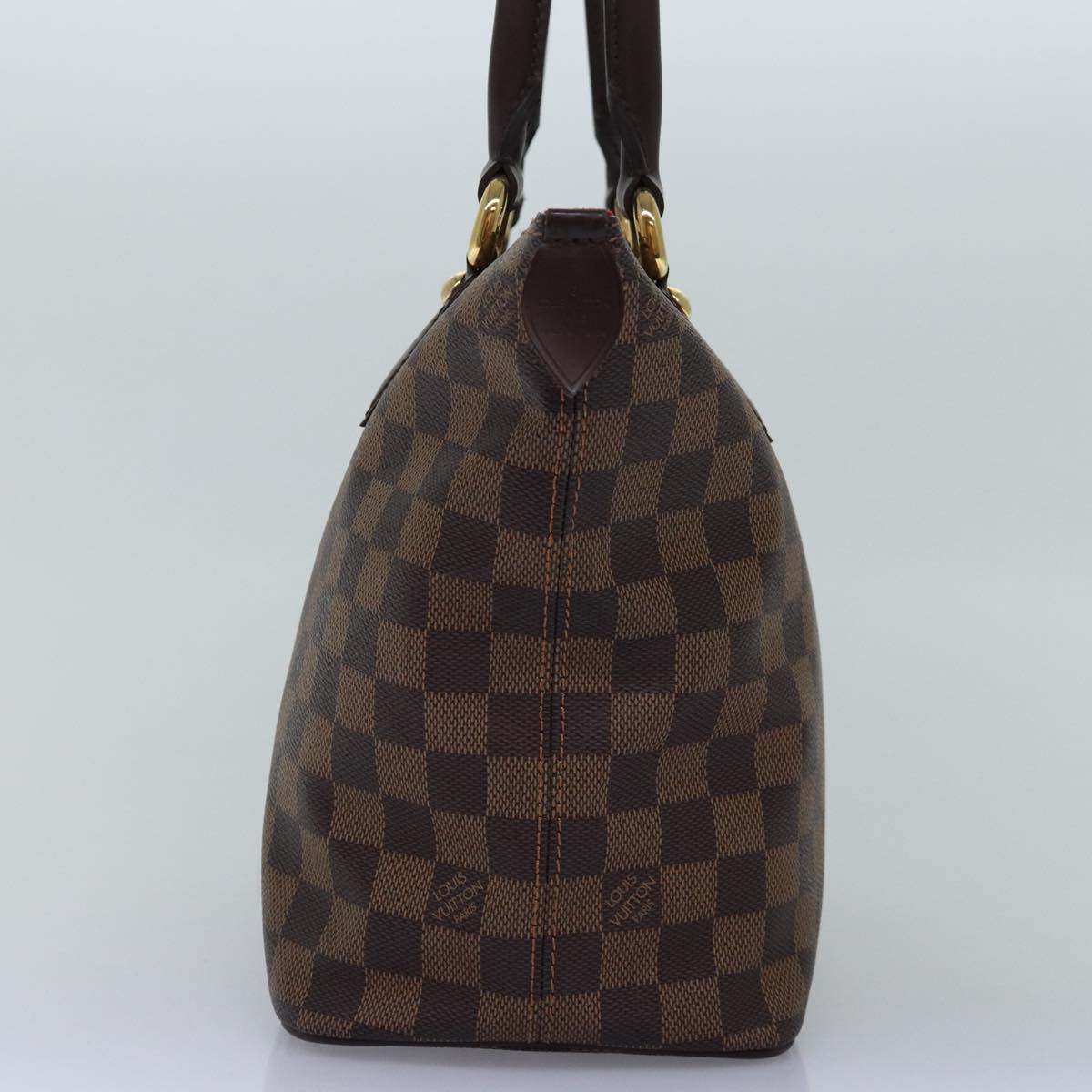 LOUIS VUITTON Damier Ebene Saleya PM Tote Bag N51183 LV Auth 74702SA