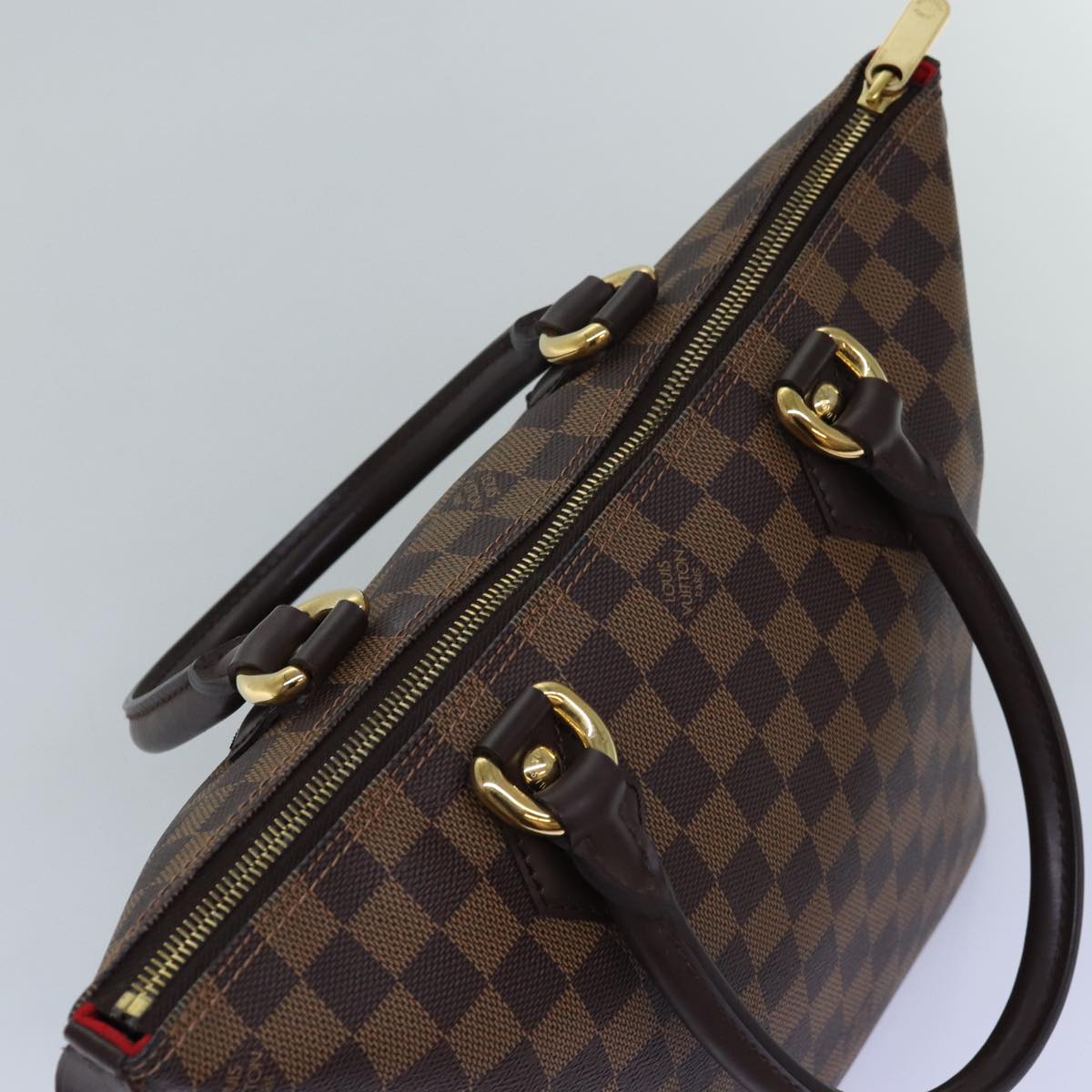 LOUIS VUITTON Damier Ebene Saleya PM Tote Bag N51183 LV Auth 74702SA