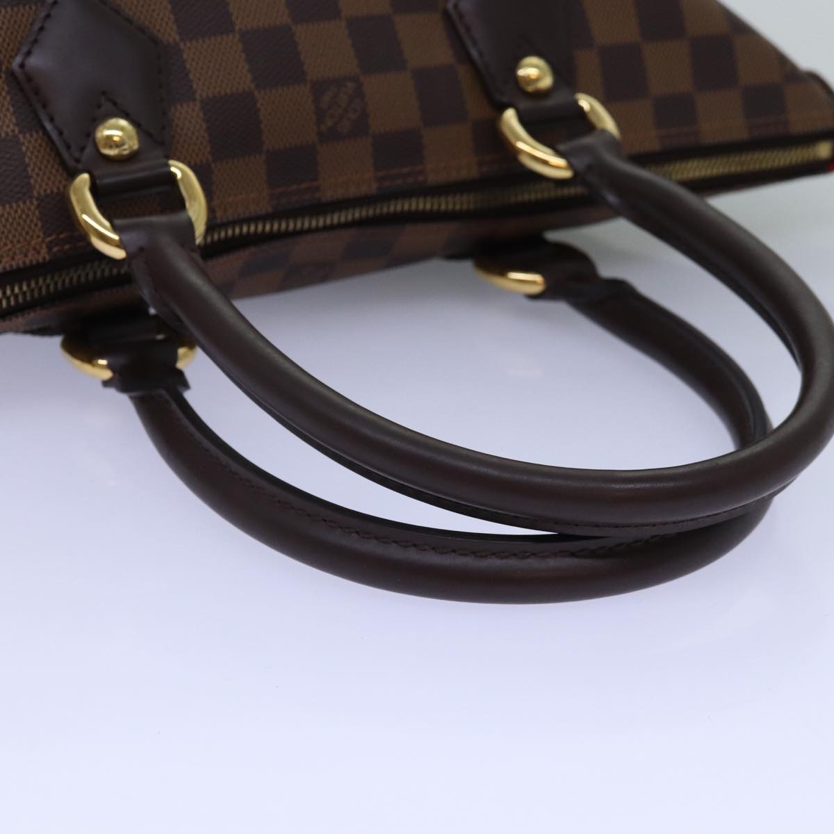 LOUIS VUITTON Damier Ebene Saleya PM Tote Bag N51183 LV Auth 74702SA