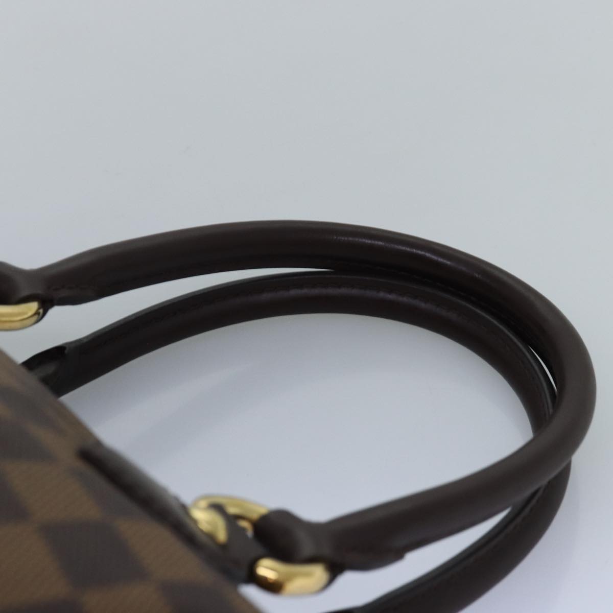 LOUIS VUITTON Damier Ebene Saleya PM Tote Bag N51183 LV Auth 74702SA