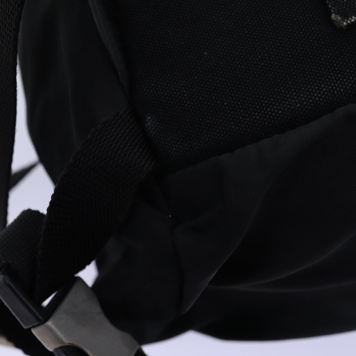 PRADA Backpack Nylon Black Auth 74742