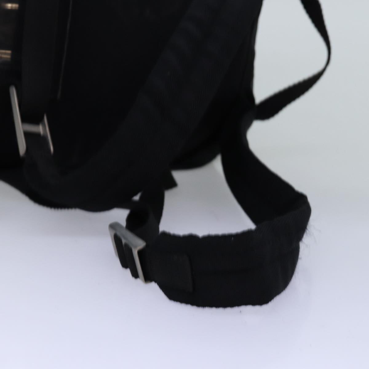 PRADA Backpack Nylon Black Auth 74742