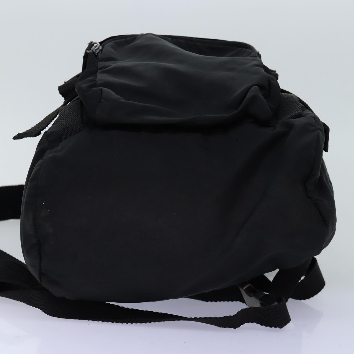 PRADA Backpack Nylon Black Auth 74742