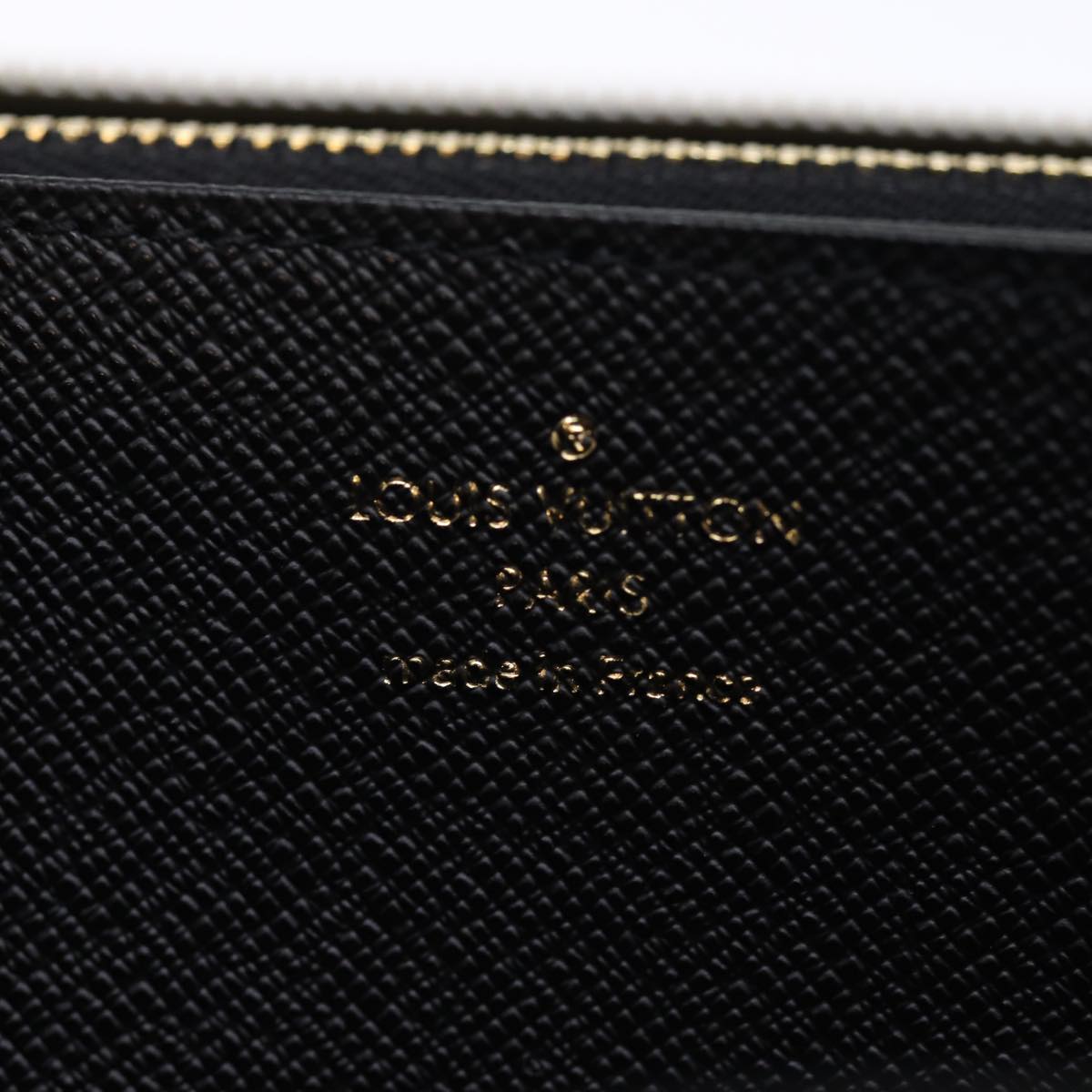 LOUIS VUITTON Monogram Reverse Zippy Wallet Long Wallet M82444 LV Auth 74756S