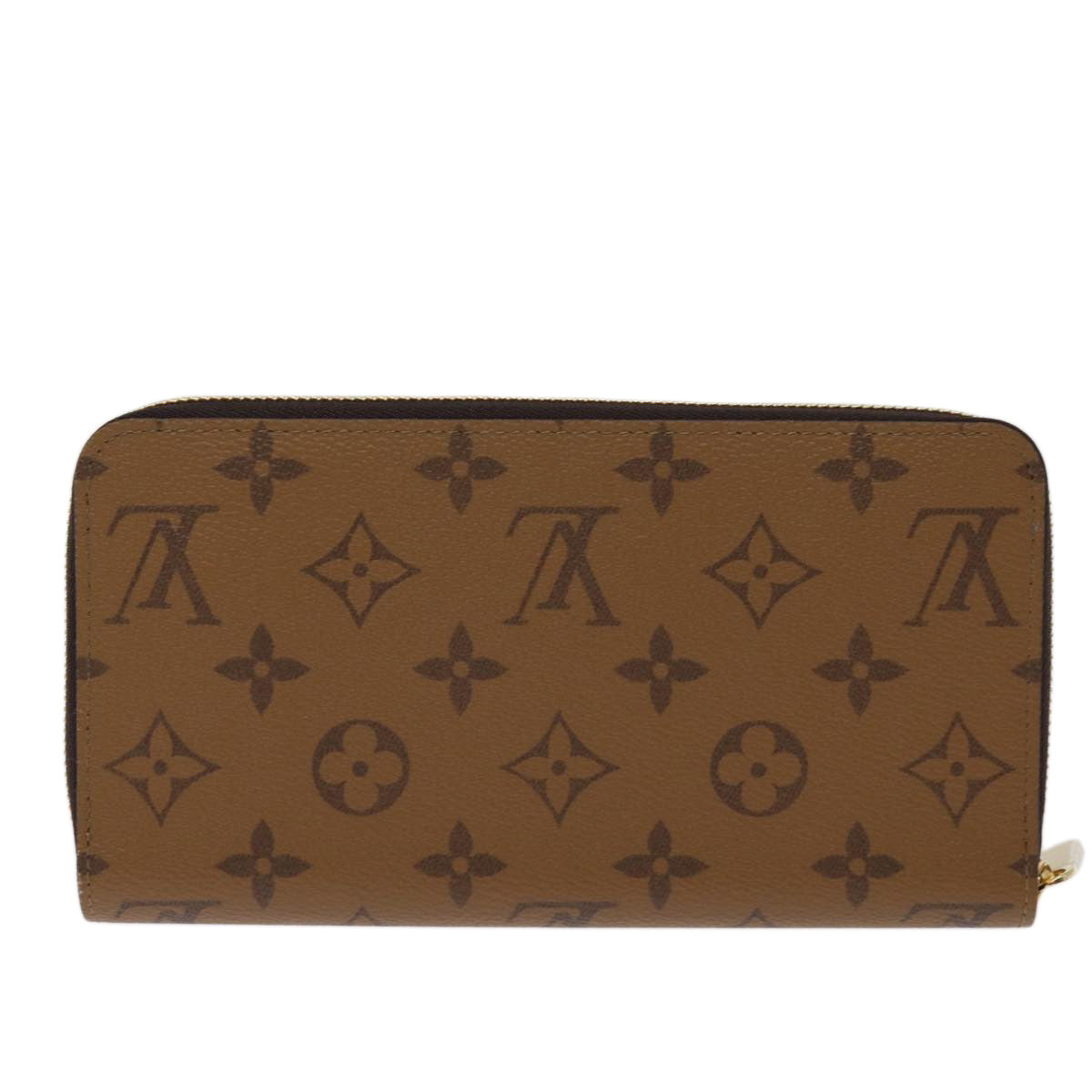 LOUIS VUITTON Monogram Reverse Zippy Wallet Long Wallet M82444 LV Auth 74756S - 0