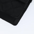 CHANEL Matelasse Chain Shoulder Bag Satin Paris limited Black CC Auth 74757A-11