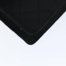 CHANEL Matelasse Chain Shoulder Bag Satin Paris limited Black CC Auth 74757A-15