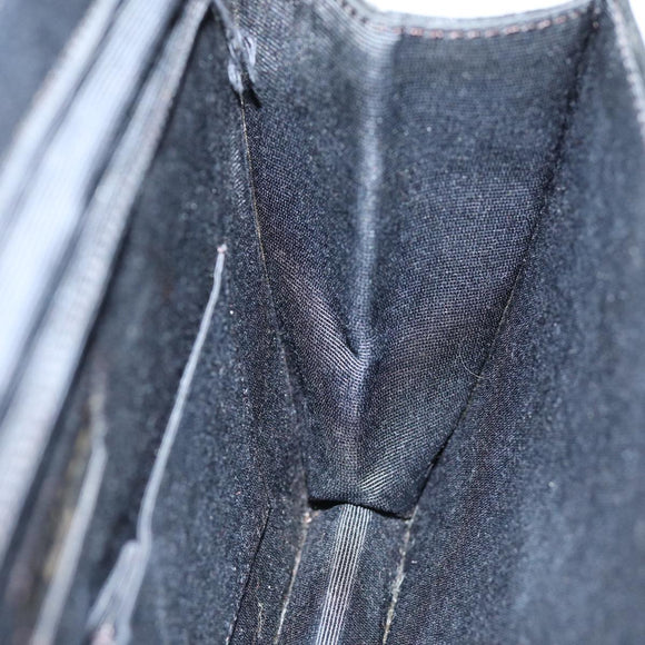 CHANEL Matelasse Chain Shoulder Bag Satin Paris limited Black CC Auth 74757A