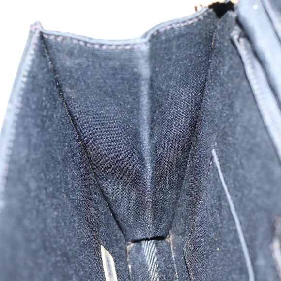 CHANEL Matelasse Chain Shoulder Bag Satin Paris limited Black CC Auth 74757A