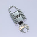 HERMES Pico Tan Lock MM Shoulder Bag Taurillon Clemence Etope Auth 74760A-24