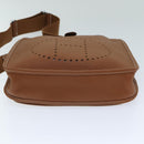 HERMES Evelyn 2 PM Shoulder Bag Taurillon Clemence Gold Auth 74761A-5