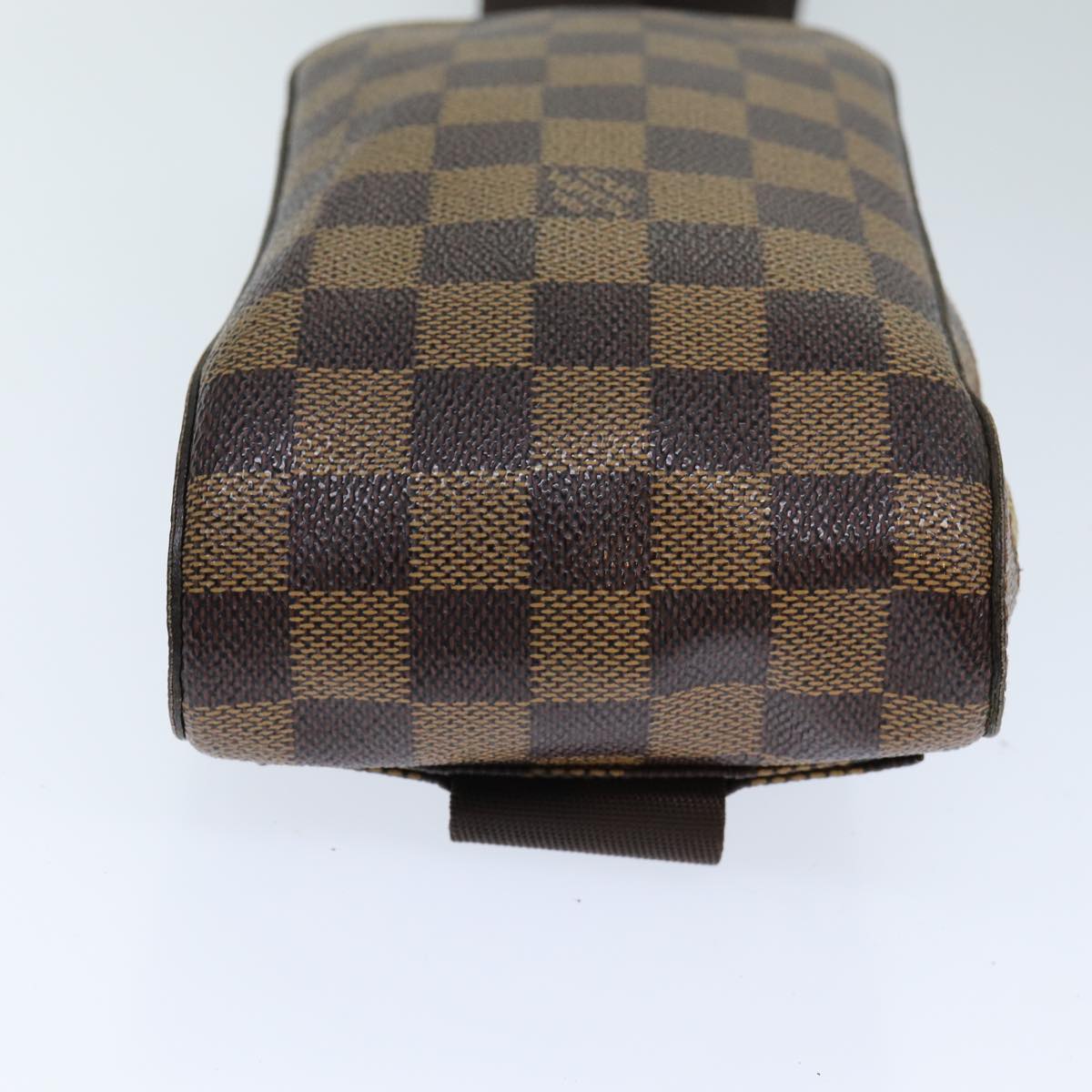 LOUIS VUITTON Damier Ebene Geronimos Shoulder Bag N51994 LV Auth 74765