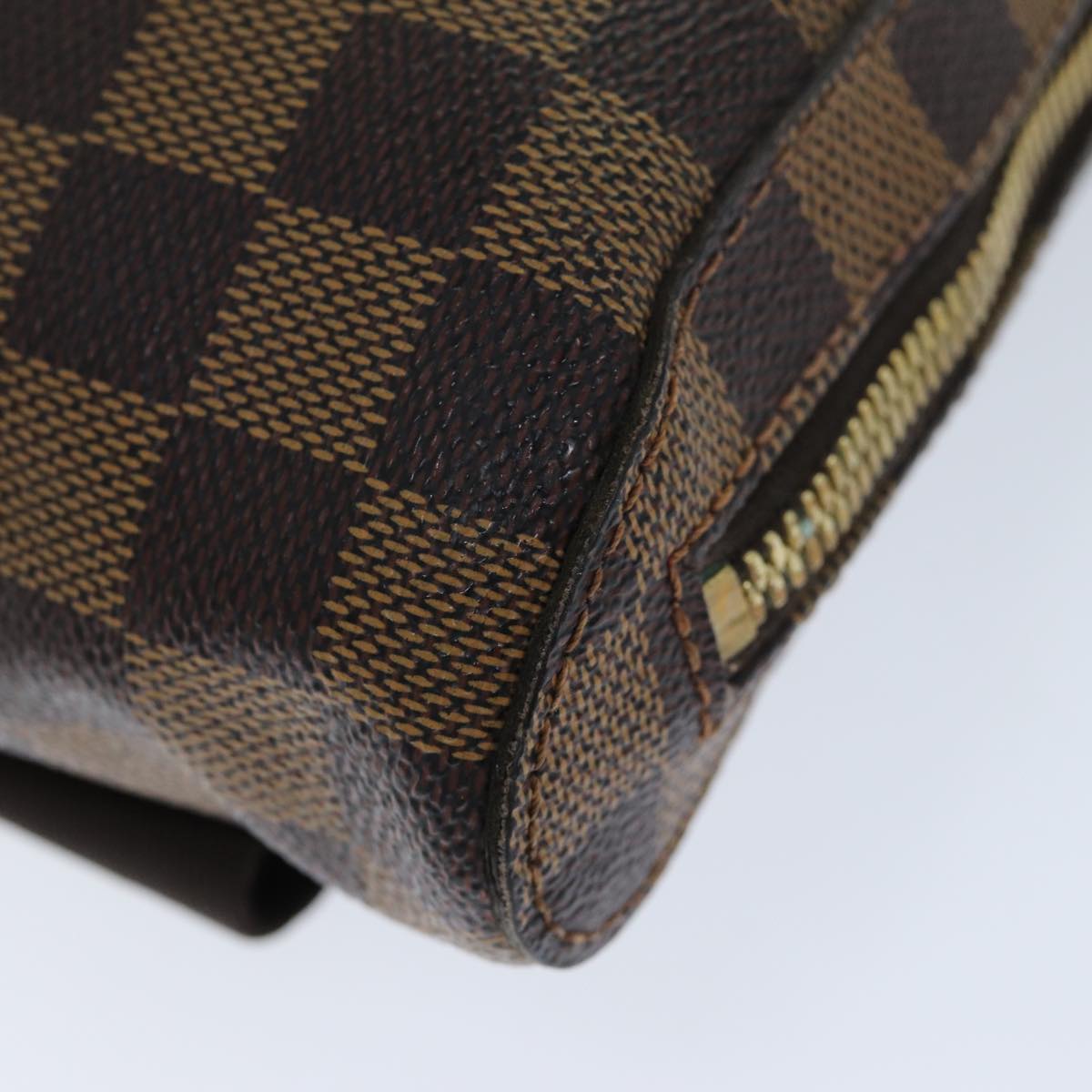 LOUIS VUITTON Damier Ebene Geronimos Shoulder Bag N51994 LV Auth 74765