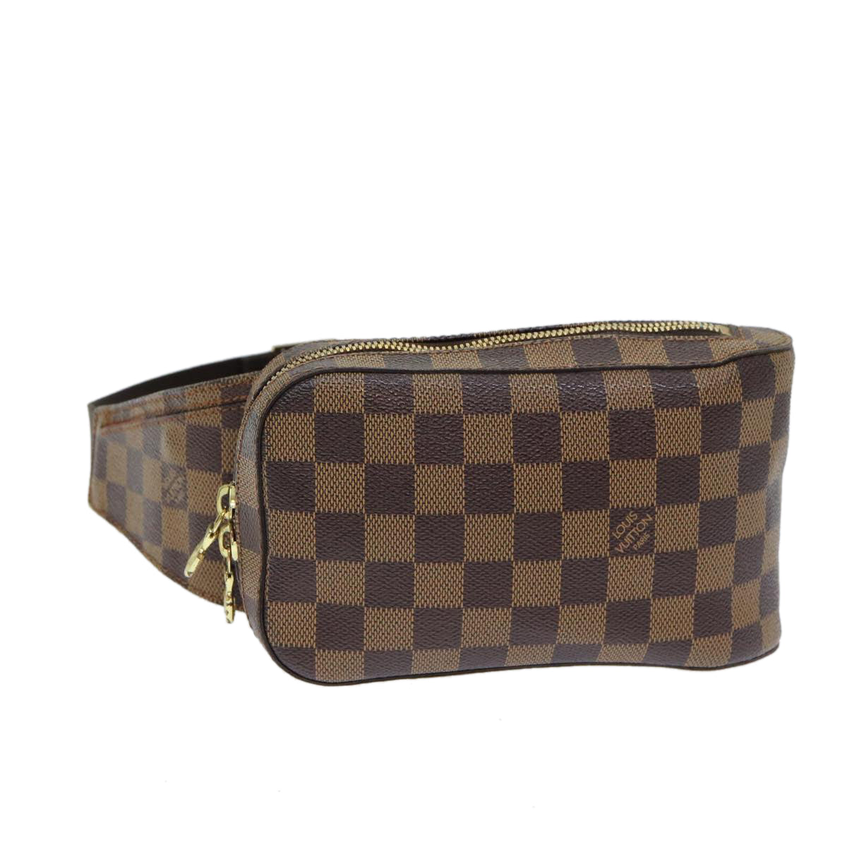 LOUIS VUITTON Damier Ebene Geronimos Shoulder Bag N51994 LV Auth 74765