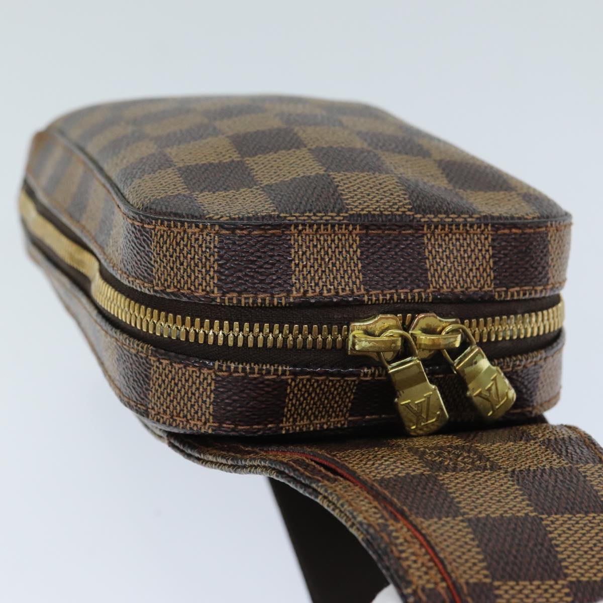 LOUIS VUITTON Damier Ebene Geronimos Shoulder Bag N51994 LV Auth 74765