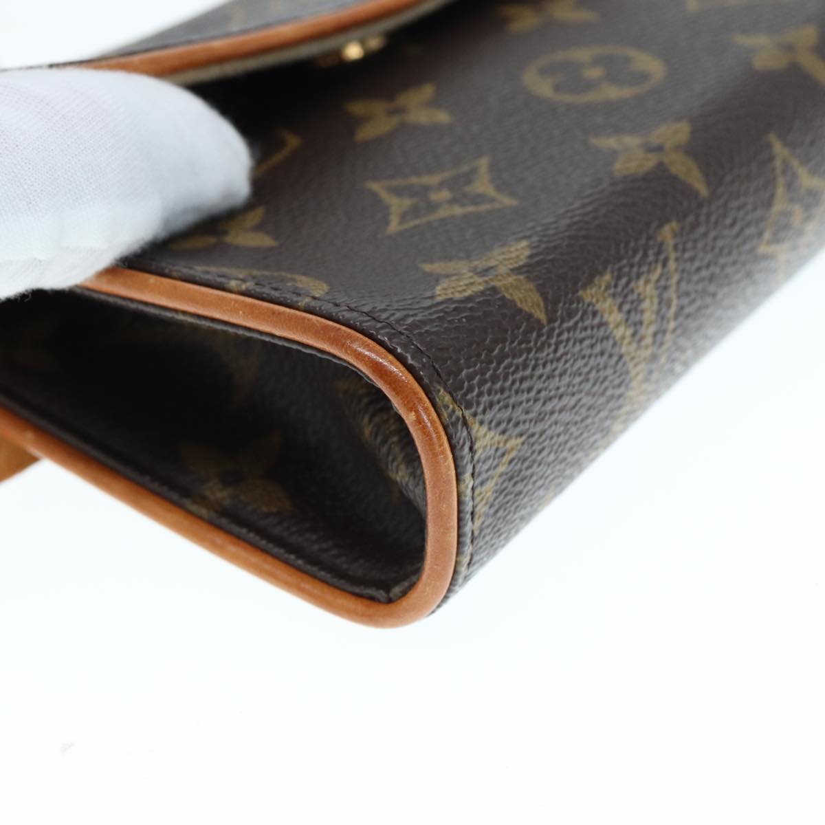 LOUIS VUITTON Monogram Pochette Florentine Waist bag M51855 LV Auth 74766