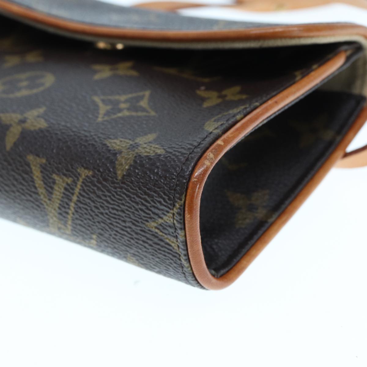 LOUIS VUITTON Monogram Pochette Florentine Waist bag M51855 LV Auth 74766