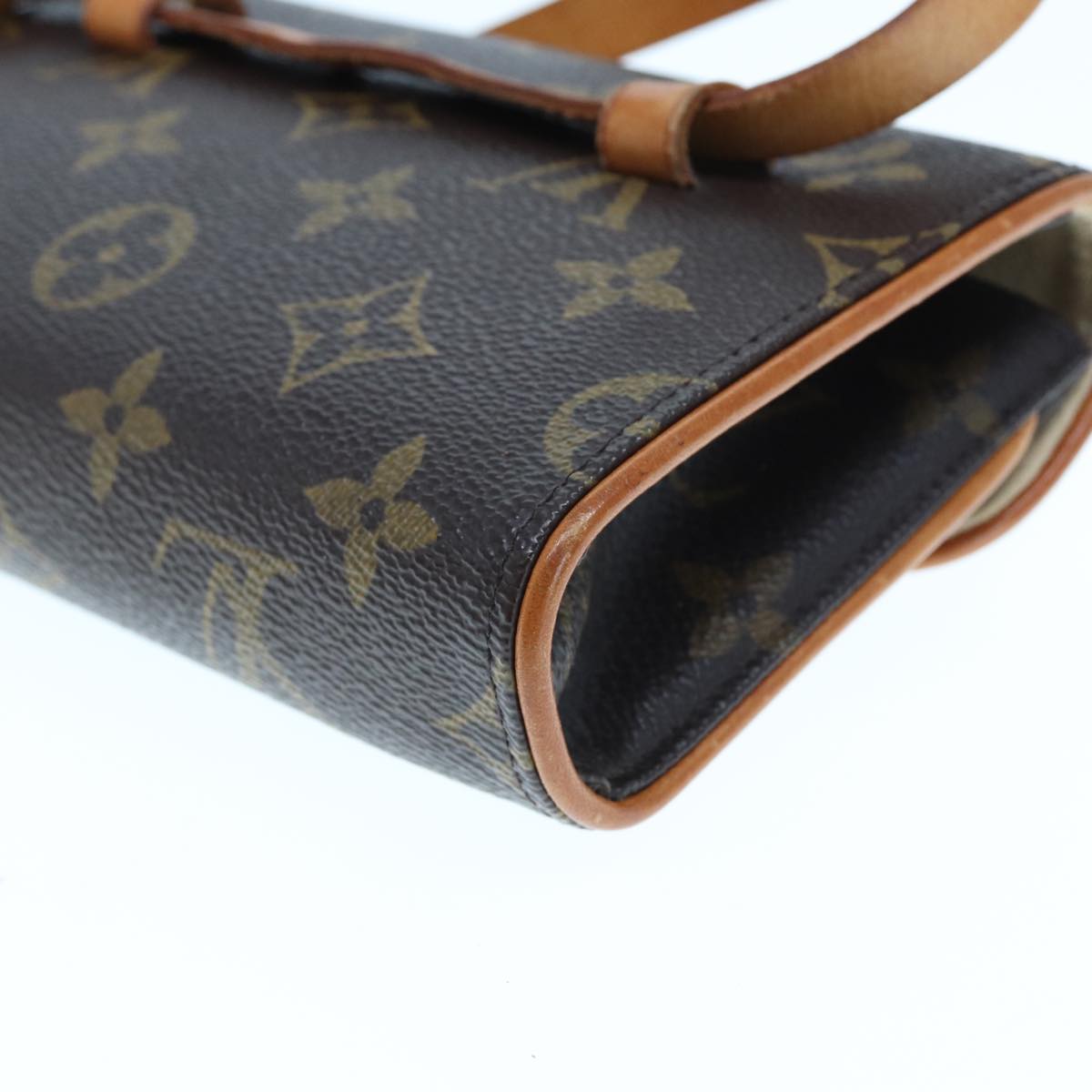 LOUIS VUITTON Monogram Pochette Florentine Waist bag M51855 LV Auth 74766