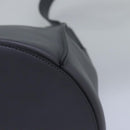 CELINE Big bag Shoulder Bag Leather Gray Auth 74791SAM-16